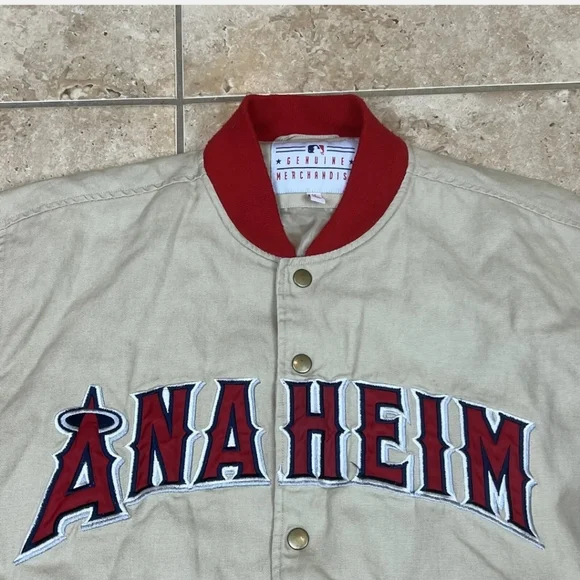 Anaheim Angels Rare Jacket 2000s World Series Disney Era Men